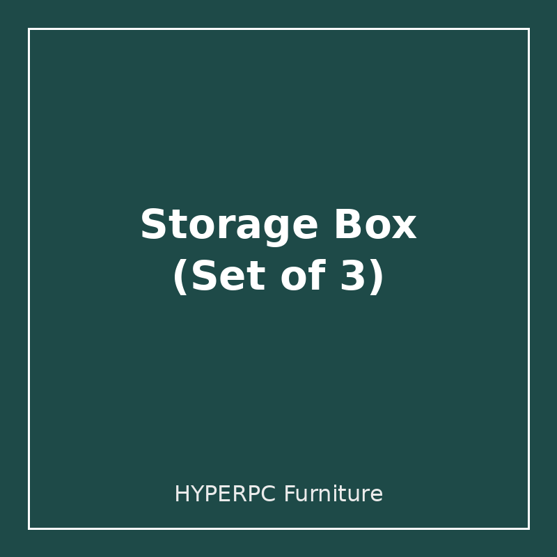 Storage Box (Set of 3)